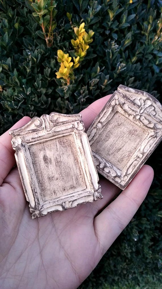 ドールハウスミニチュアフレンチスタイルフレーム、ミニチュアフレーム