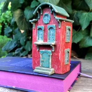 Miniature wooden house, Wooden Rustic villages, Reclaimed wood cottages, collectibles wooden houses, Wooden Rustic Farmhouse decor driftwood