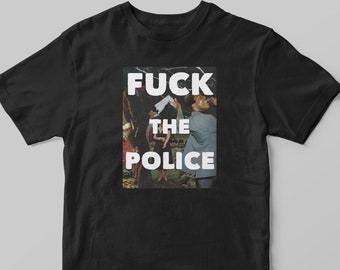 FTP Graphic Tee – Protest Art, Streetwear Collage, Black Lives Matter