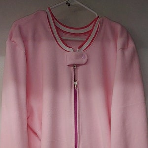 Velour Forest Graphic Footie - Deep Pink