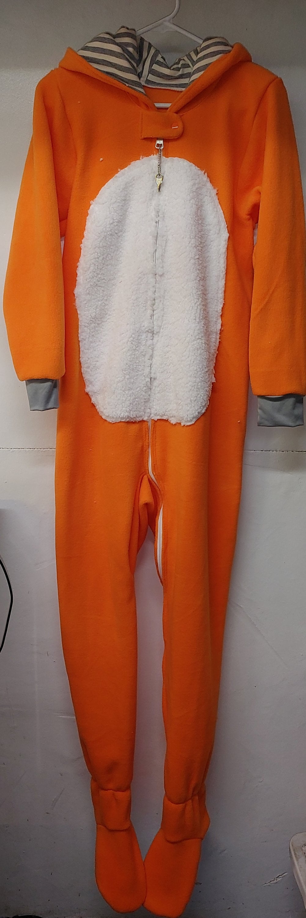 Zipper onesie with mittens shop
