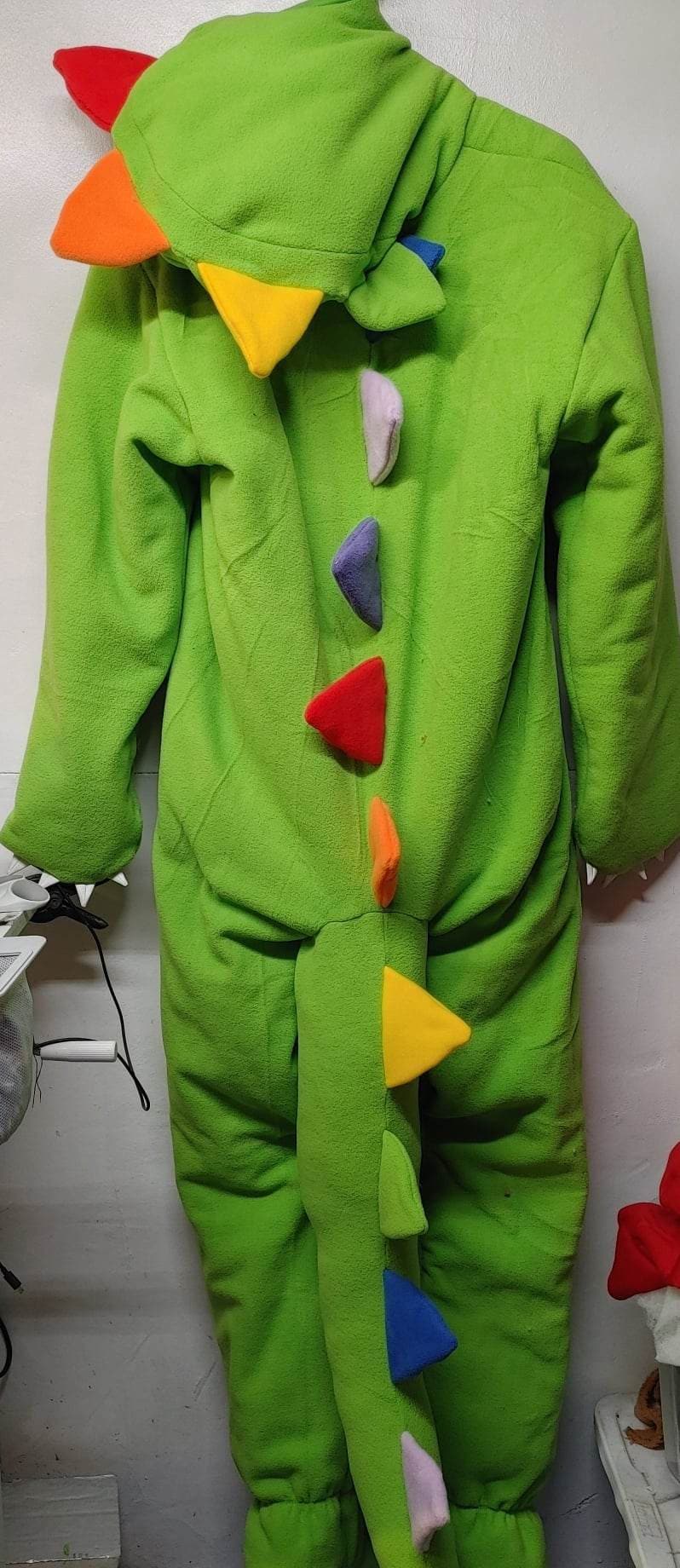 Custom Adult Locking Dinosaur Footie Pajama With Hood Tail and Locking Zipper Etsy