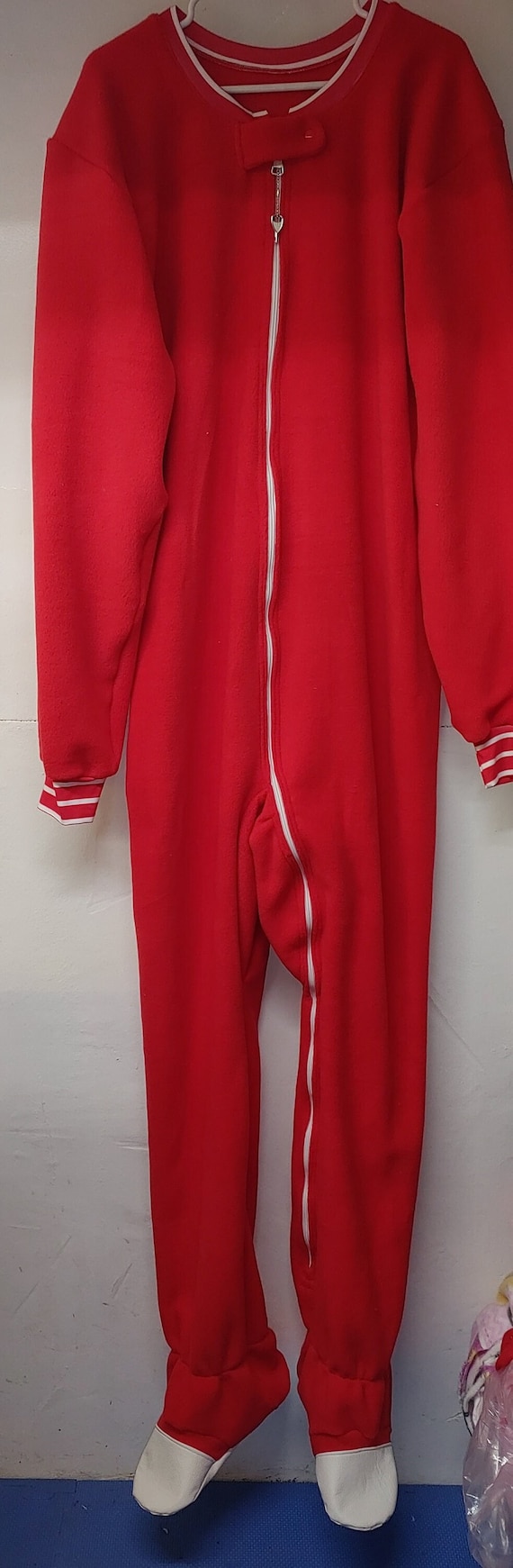 Red footed pajamas sale