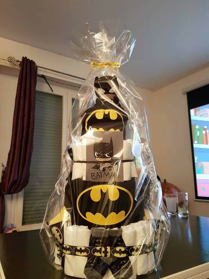 Batman diaper cheap cake
