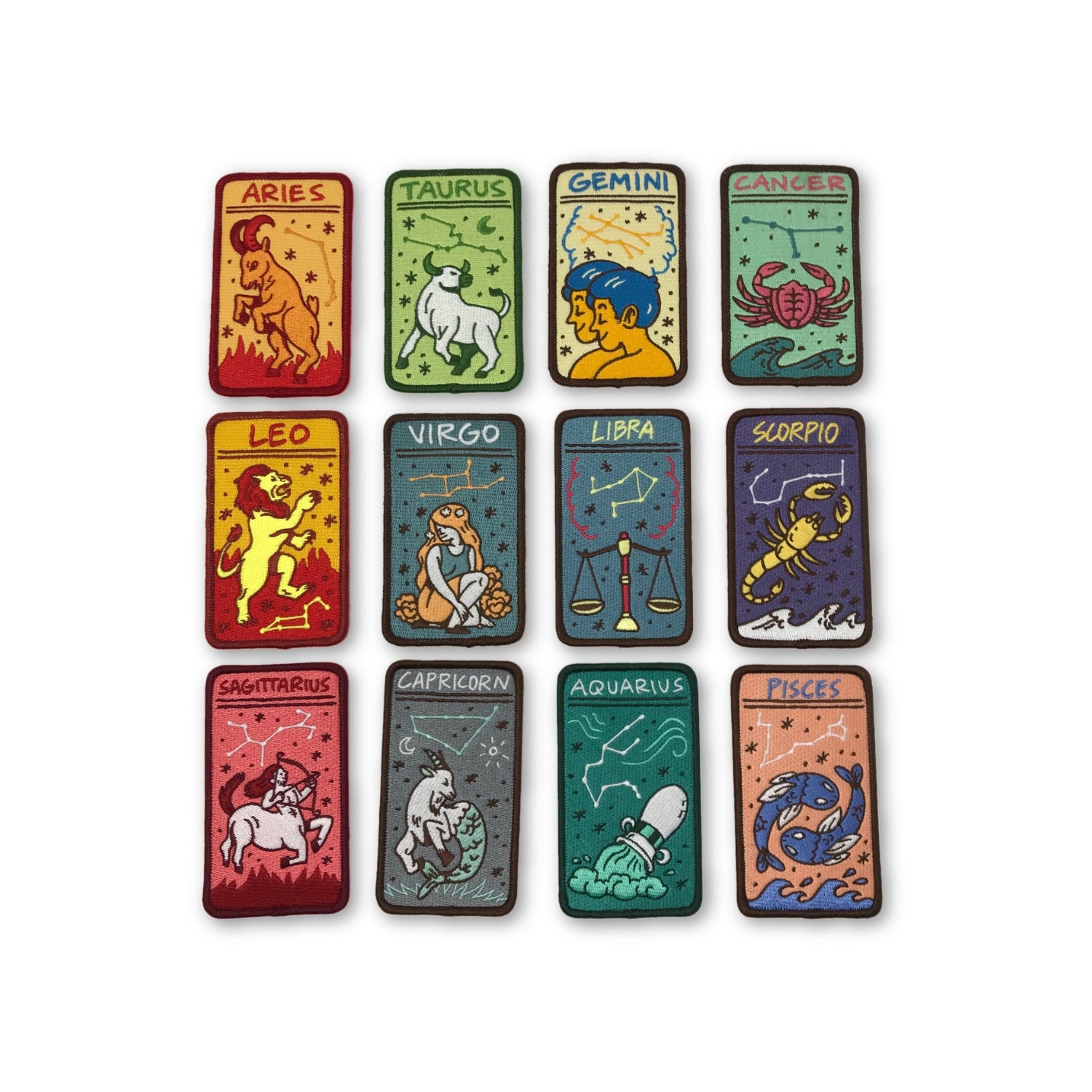Zodiac Sign Iron on Patches