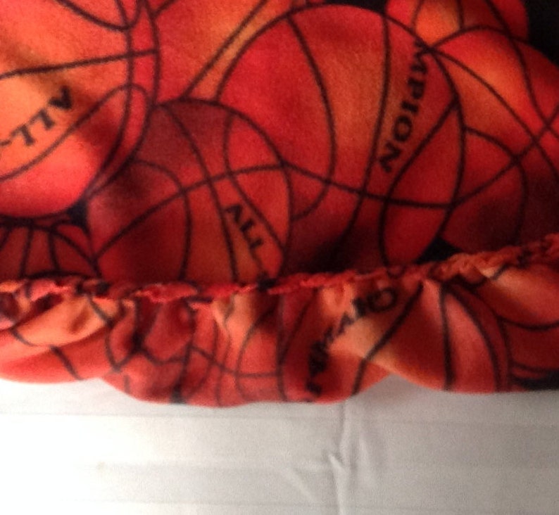 Soft wheelchair cover. Scooped leg fleece wheel chair cover Leg warmer Basketball wheelchair blanket Basketball fleece blanket