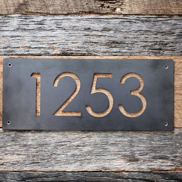 Metal Address Plaque, Metal Address Sign, Address Sign