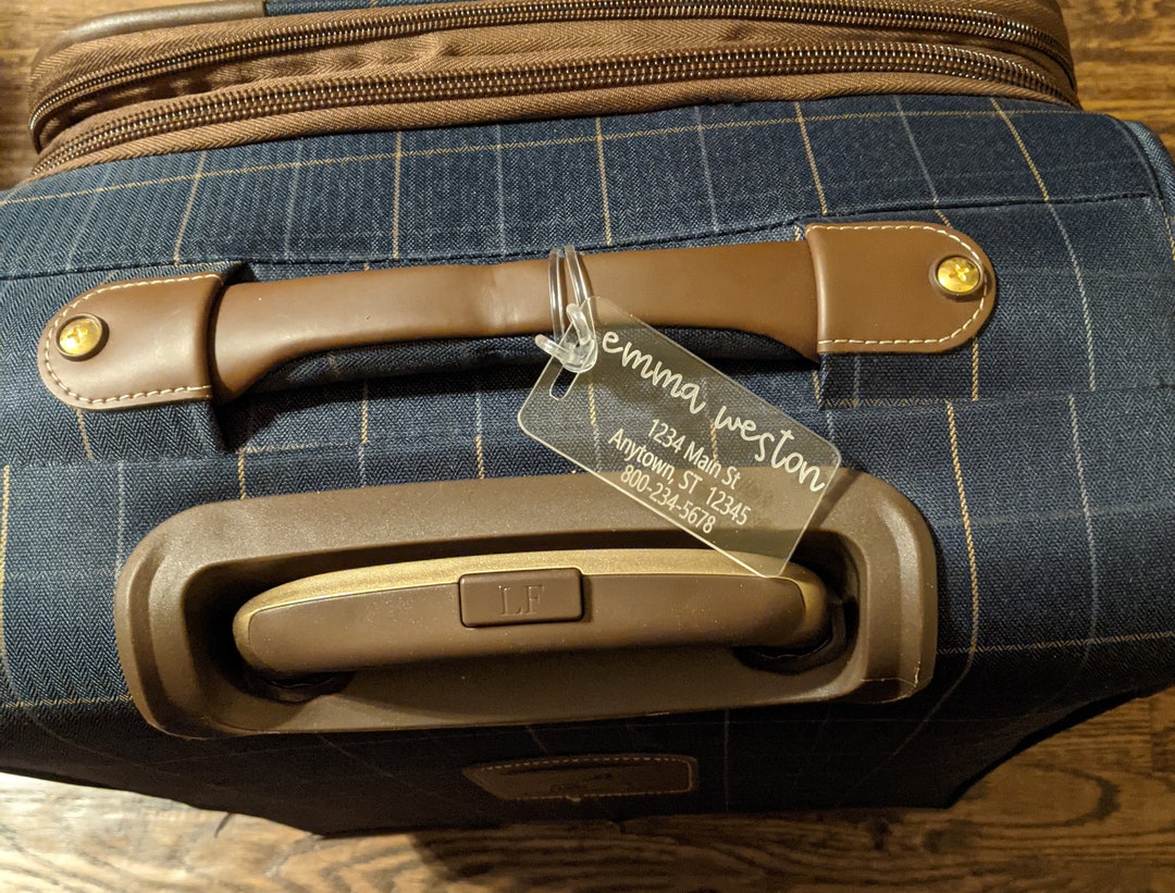 Personalized Luggage Tags Etsy