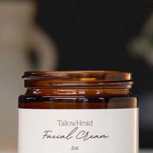 100% Grass-fed Tallow Facial Cream