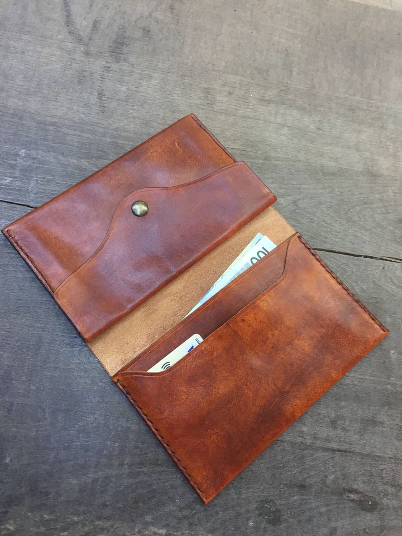 Personalized Leather Wallet Organizer/ Travel Wallet/ Wallet for Men