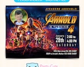 Avengers invitation, Avengers Birthday invitation, Superhero invitation, Costume Party invitation, Superhero invites, Birthday invites