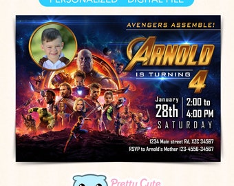 Avengers invitation, Avengers Birthday invitation, Superhero invitation, Costume Party invitation, Superhero invites, Birthday invites