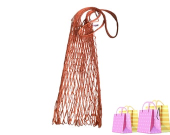 Shopping bag/shopping net organic linen