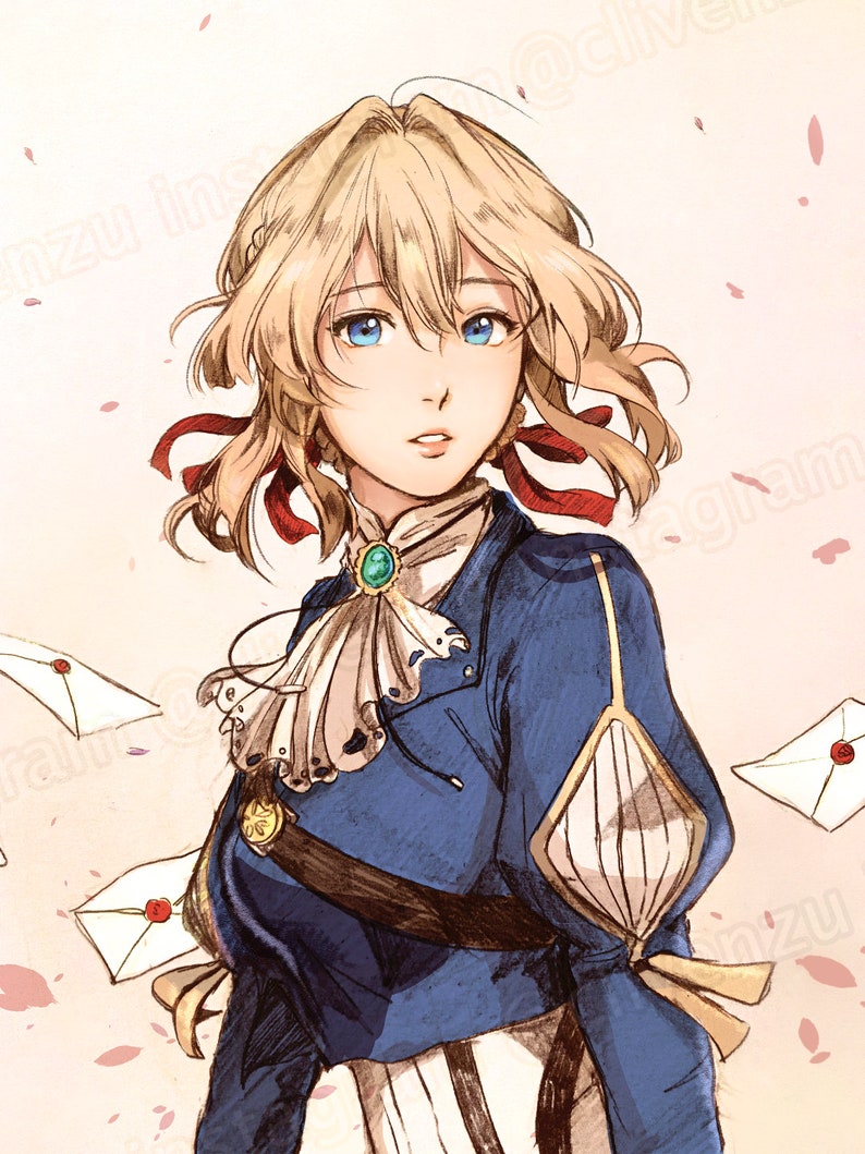Violet Evergarden PRINT Etsy