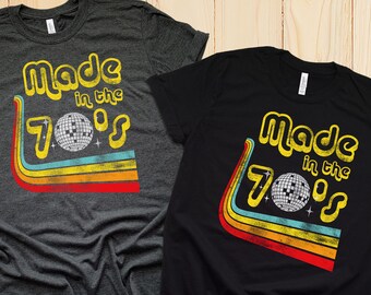 Retro 70s Mirror Ball Tee: Vintage Style Shirt