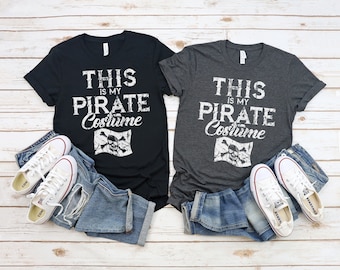 Camiseta divertida de disfraz de pirata: camiseta unisex, camiseta sin mangas, sudadera con capucha