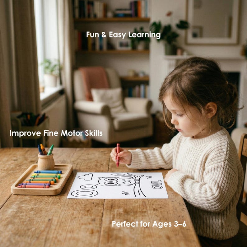 child coloring alphabet worksheet printable preschool activity learning letters coloring page for kids