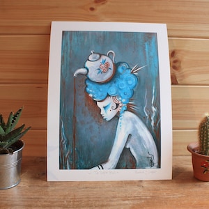 Signed A4 Giclee Print. The Teapot Blues