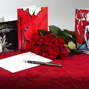 PACOTE FOXY. Conjunto de 3 cartões de felicitações diferentes.
