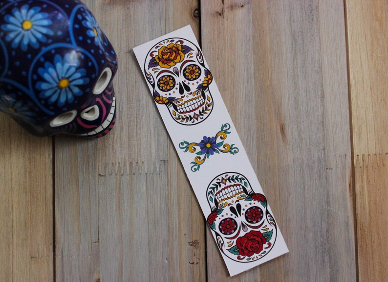 For the Love of Skulls Bookmarks | Etsy