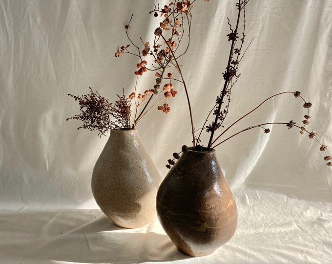 John Legend Creator Collab | Hand-built Organic Ceramic Vases, Speckled Vase, Marbled Vase, Natural & Minimalistic Vase