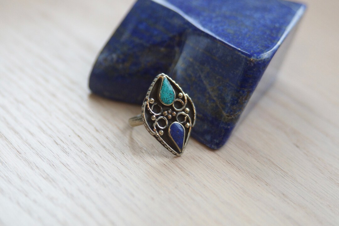 Kuchi Ring // Afghan Vintage Ring // Afghan Ring // Turkmen Ring ...