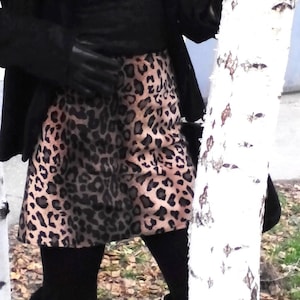 Zebra print skirt primark top