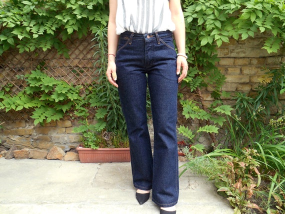 Vintage Women Wrangler Jeans Western Jeans Bell Bottoms - Etsy