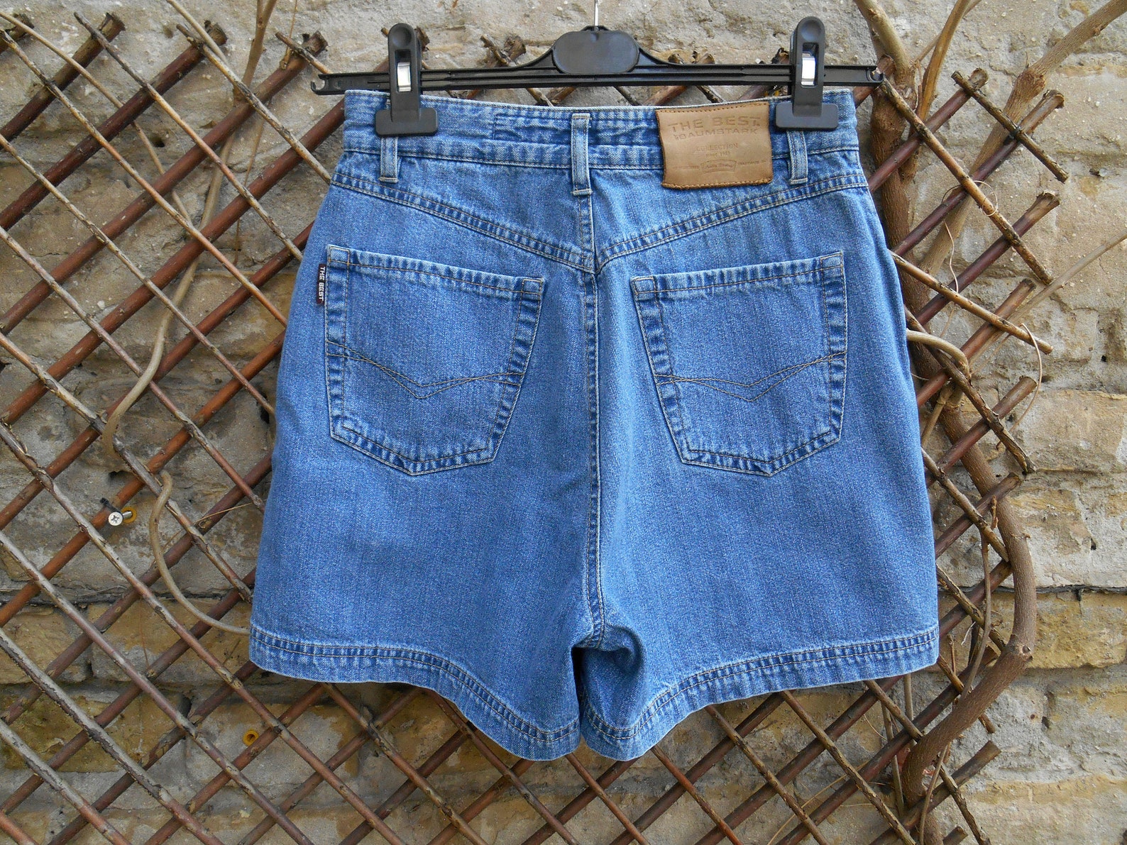 Vintage Jean Shorts 80s Retro High Rise Jean Shorts Women | Etsy