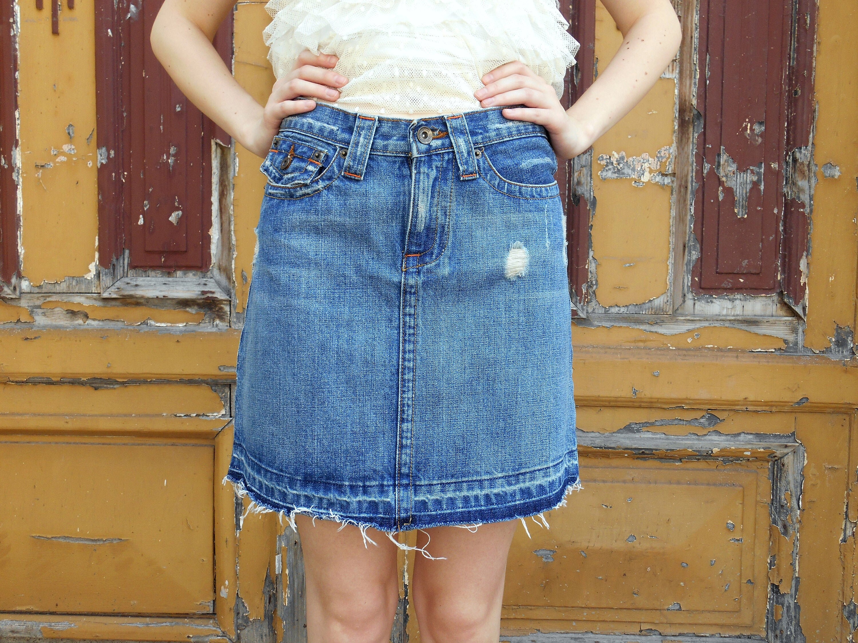 Tie & Dyed Denim Skirt | Pepe Jeans India