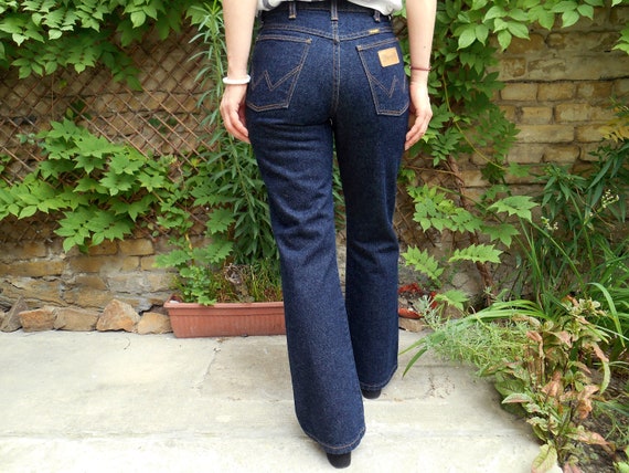 Vintage Women Wrangler Jeans, Western Jeans, Bell Bottom 1970s