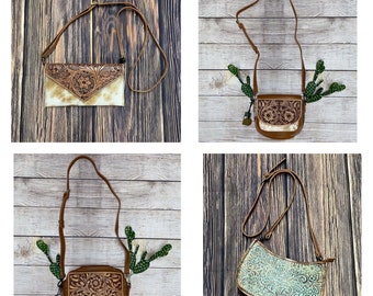 Tooled Leather Purses