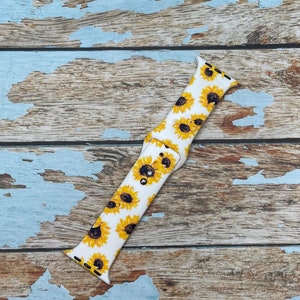 White Sunflower Watchband