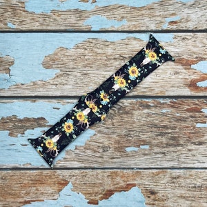Black Sunflower Skull Watchband