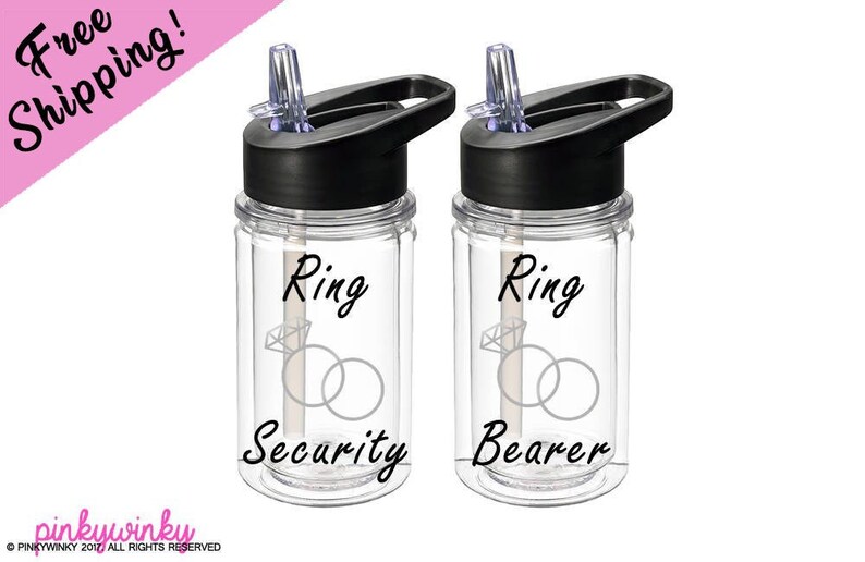 Ring Bearer Gift Ring Security Gift Ring Bearer Bottle Etsy