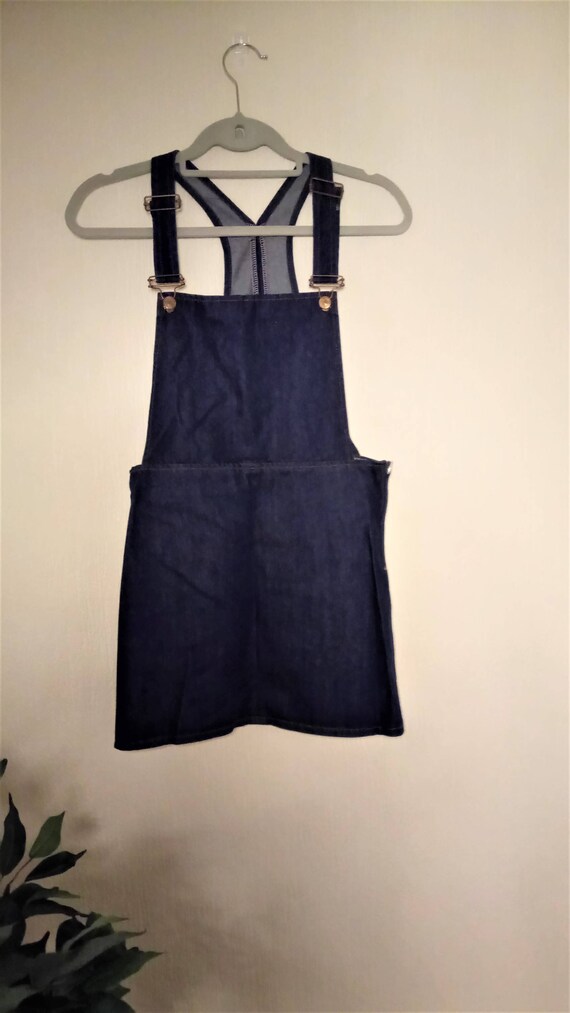 topshop dungaree dress