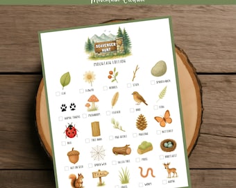 Búsqueda del tesoro en el Parque Nacional: Juego de acampada en la naturaleza (Descarga PDF)