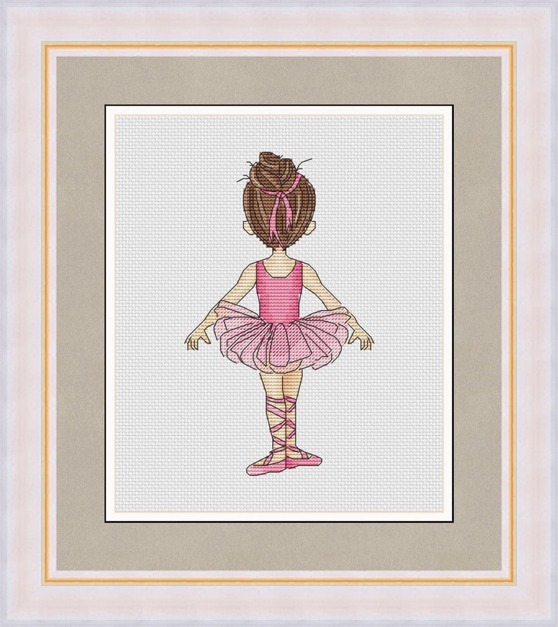 Ballerina Cross Stitch Pattern Dance Cross Stitch Ballet point Etsy