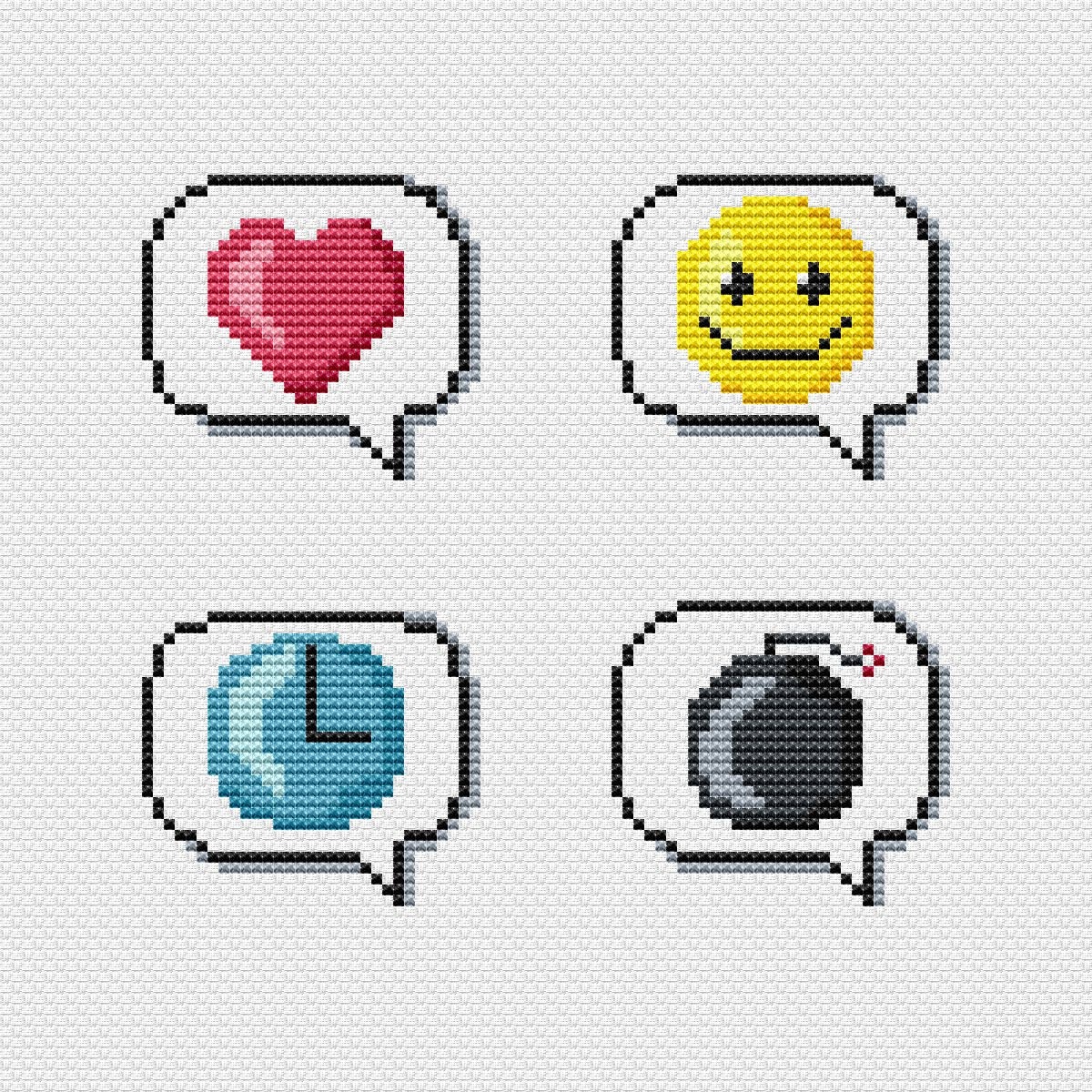 Pixel Art Cross Stitch Sampler Easy Cross Stitch Pattern | Etsy