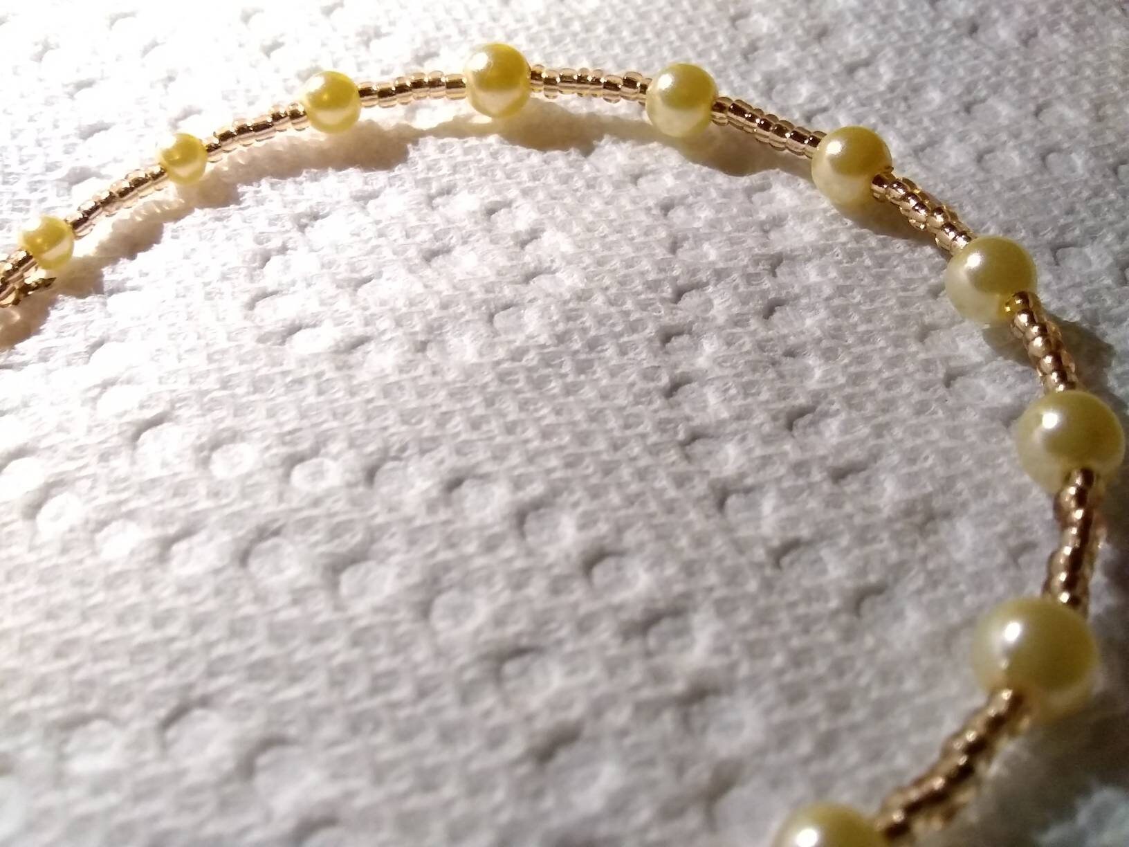 Vintage Pearl Bracelet Etsy