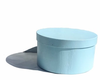 Blue hat box Clearance