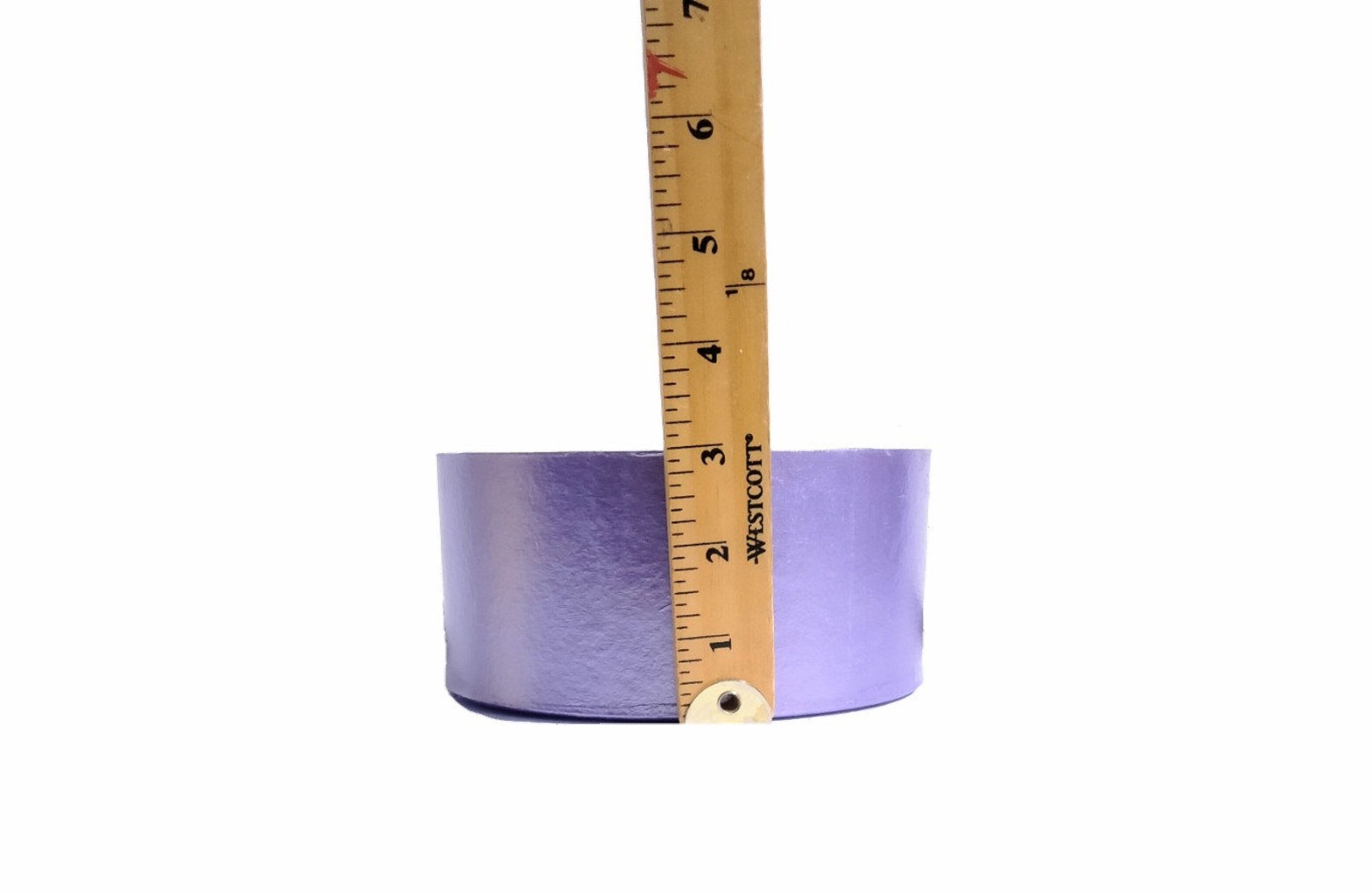 Small Purple Metallic Gift Box With Lid and Purple Bow Etsy