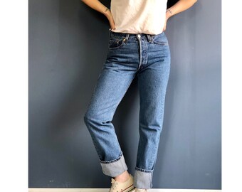 27-28 waist | 1980's Vintage Levi's 501 High Waist Denim