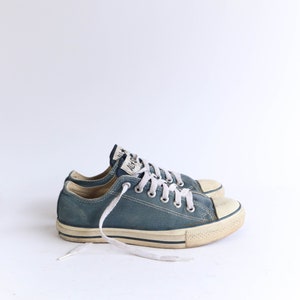 Vintage Faded Blue 80 s Low Top Converse Chuck Taylor Shoes Etsy UK