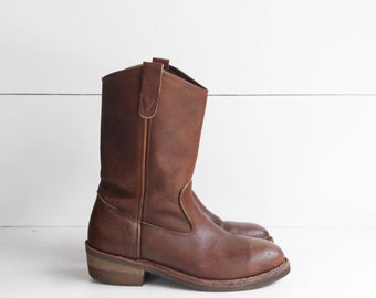 vintage iron age boots