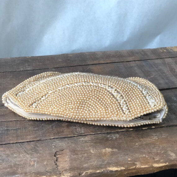 1940’s Beaded Clutch Zip Top Pouch - image 4