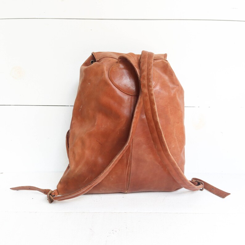 banana republic leather backpack