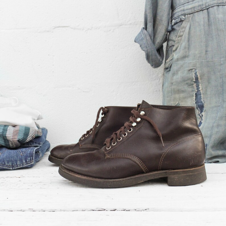 vintage lace up ankle boots