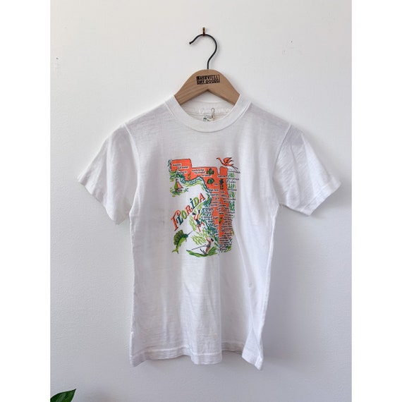 Vintage 60's Florida Souvenir T-Shirt Tourist Shir