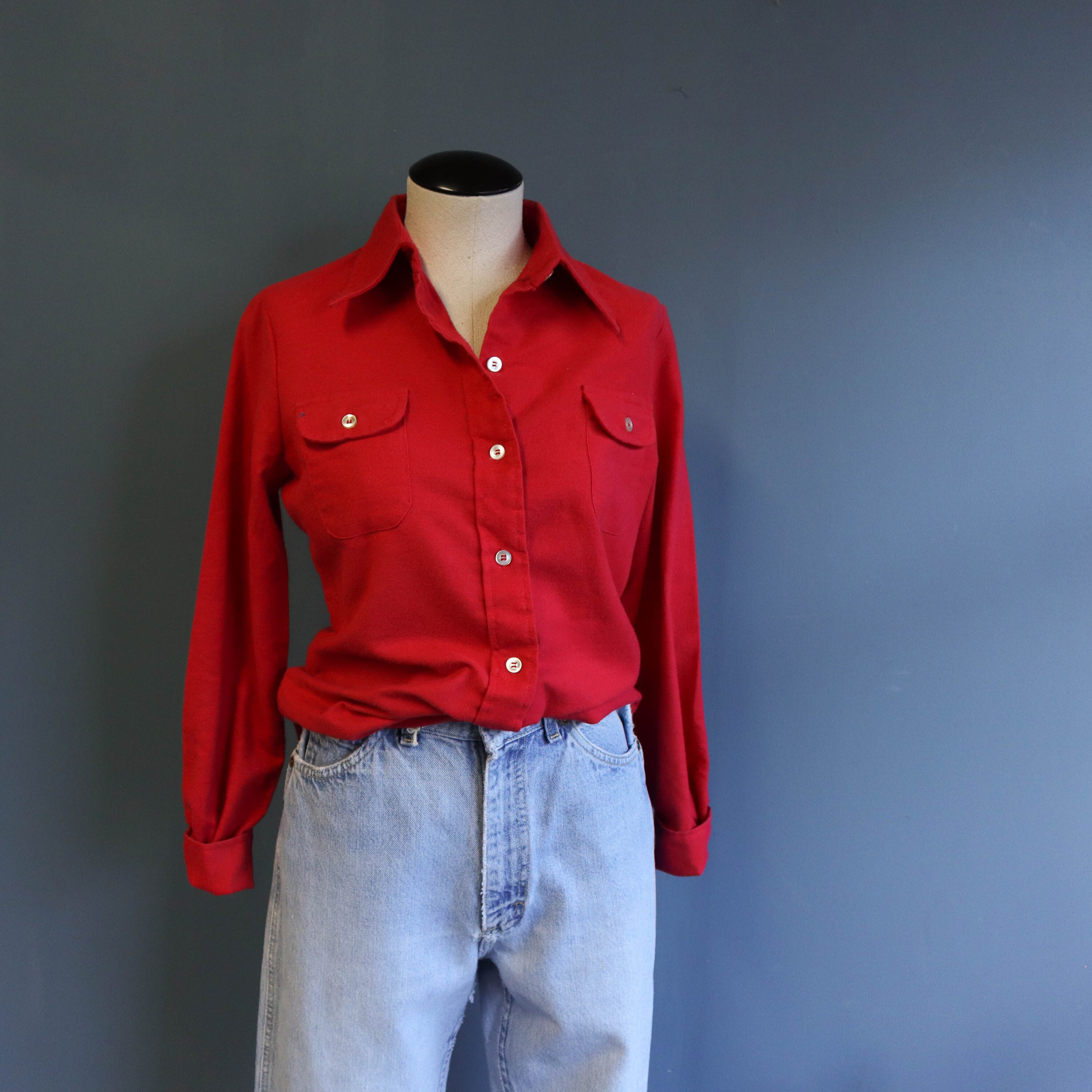 womens red button up blouse womens red button up blouse